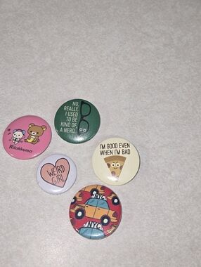 Bundle Of Nerdy Quirky Pins
